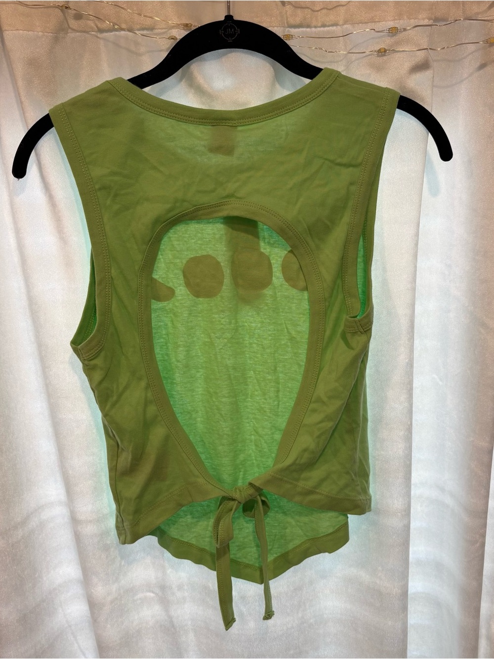 NWT Urban Outfitters Green Orange Fruit Open-Back Tank Top - Picture 5 of 5